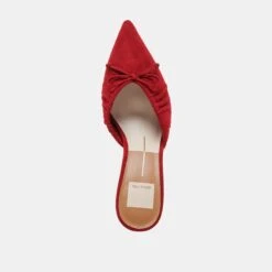 KAIRI HEELS CRIMSON SUEDE(Kairi Heels Crimson Suede) 24 KAIRI HEELS CRIMSON SUEDE(Kairi Heels Crimson Suede) -Dolce Vita DOLCEVITA HEELS KAIRI CRIMSONSUEDE 06