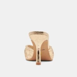 KAIRI HEELS GOLD DISTRESSED LEATHER(Kairi Heels Gold Distressed Leather) -Dolce Vita DOLCEVITA HEELS KAIRI GOLD DISTRESSED LEATHER 05