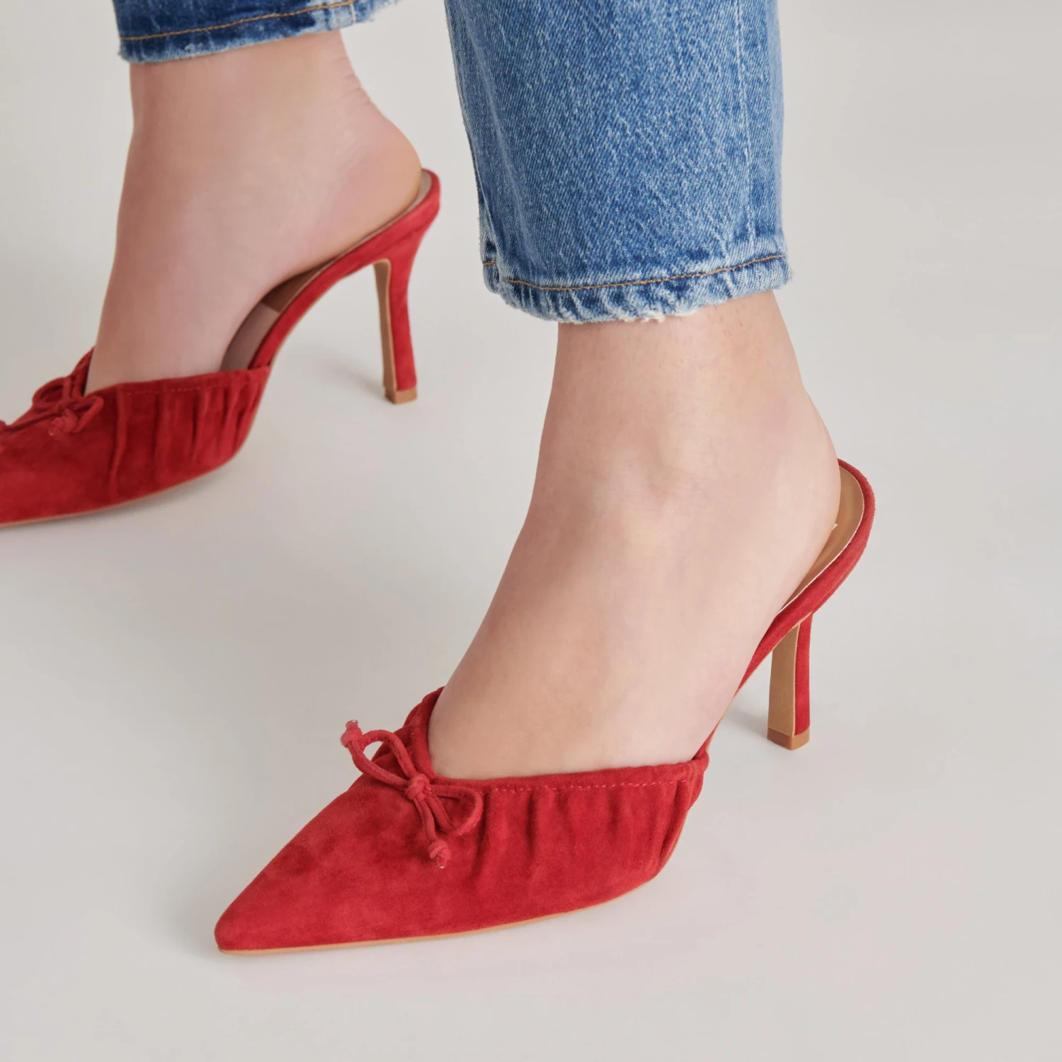 KAIRI HEELS CRIMSON SUEDE(Kairi Heels Crimson Suede) 4 KAIRI HEELS CRIMSON SUEDE(Kairi Heels Crimson Suede) - Image 4