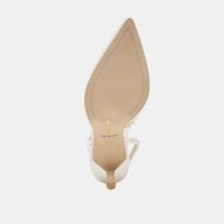 KAMRA PEARL MID HEELS TRUE WHITE SATIN(Kamra Pearl Mid Heels True White Satin) 21 KAMRA PEARL MID HEELS TRUE WHITE SATIN(Kamra Pearl Mid Heels True White Satin) -Dolce Vita DOLCEVITA HEELS KAMRAPEARLMID TRUEWHITESATIN 07