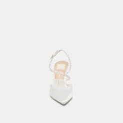 KAMRA PEARL HEELS TRUE WHITE SATIN(Kamra Pearl Heels True White Satin) -Dolce Vita DOLCEVITA HEELS KAMRAPEARL TRUEWHITESATIN 04