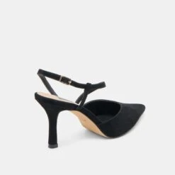 KAMRA HEELS ONYX SUEDE(Kamra Heels Onyx Suede) -Dolce Vita DOLCEVITA HEELS KAMRA ONYXSUEDE 03