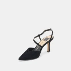 KAMRA HEELS ONYX SUEDE(Kamra Heels Onyx Suede) -Dolce Vita DOLCEVITA HEELS KAMRA ONYXSUEDE 09