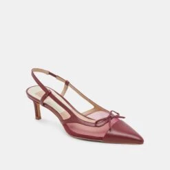 KANDI HEELS MAROON MESH(Kandi Heels Maroon Mesh) 15 KANDI HEELS MAROON MESH(Kandi Heels Maroon Mesh) -Dolce Vita DOLCEVITA HEELS KANDI MAROONMESH 01