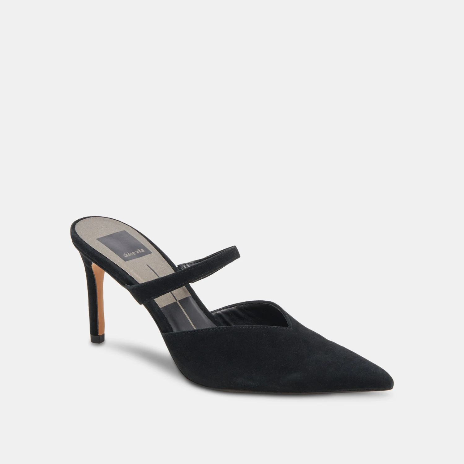 KANIKA WIDE HEELS ONYX SUEDE(Kanika Wide Heels Onyx Suede) 2 KANIKA WIDE HEELS ONYX SUEDE(Kanika Wide Heels Onyx Suede) - Image 2