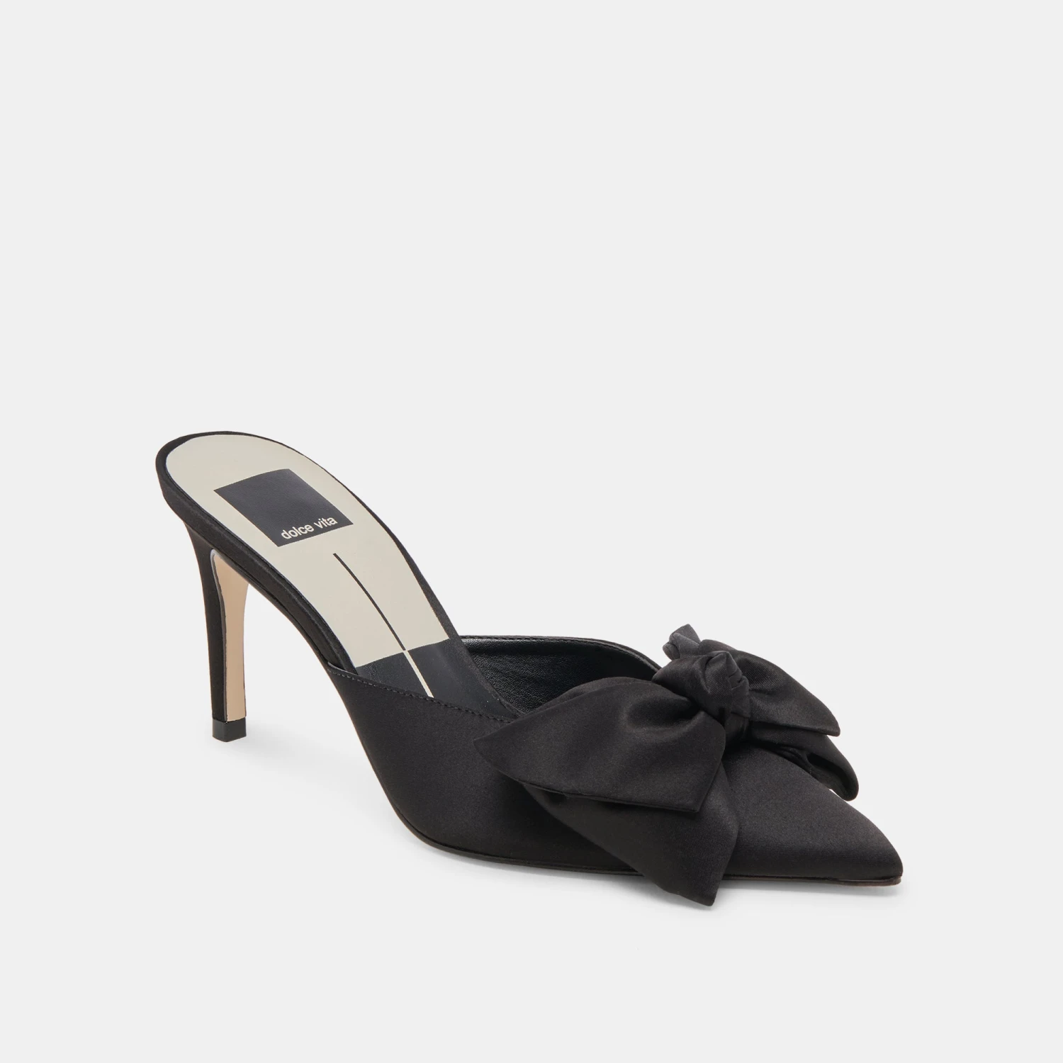 KAYLI HEELS ONYX SATIN(Kayli Heels Onyx Satin) 3 KAYLI HEELS ONYX SATIN(Kayli Heels Onyx Satin) - Image 3