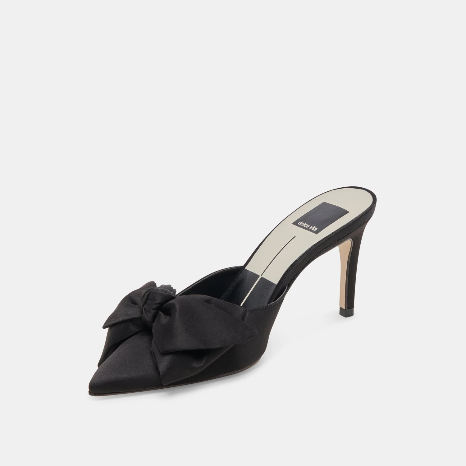 KAYLI HEELS ONYX SATIN(Kayli Heels Onyx Satin) 7 KAYLI HEELS ONYX SATIN(Kayli Heels Onyx Satin) - Image 7