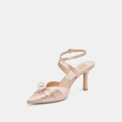 KAYSEY HEELS LT BLUSH SATIN(Kaysey Heels Lt Blush Satin) -Dolce Vita DOLCEVITA HEELS KAYSEY BLUSHSATIN 08