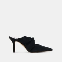 KELSY HEELS ONYX SUEDE(Kelsy Heels Onyx Suede)