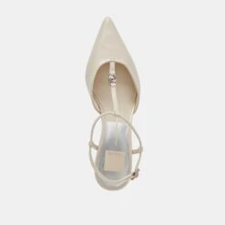 LAVON HEELS IVORY LEATHER(Lavon Heels Ivory Leather) -Dolce Vita DOLCEVITA HEELS LAVON IVORYLEATHER 06