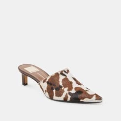 LEXY HEELS COCOA TAURUS CALF HAIR(Lexy Heels Cocoa Taurus Calf Hair) -Dolce Vita DOLCEVITA HEELS LEXY COCOATAURUSCALFHAIR 01