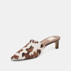 LEXY HEELS COCOA TAURUS CALF HAIR(Lexy Heels Cocoa Taurus Calf Hair) -Dolce Vita DOLCEVITA HEELS LEXY COCOATAURUSCALFHAIR 08