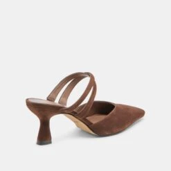 LINORE HEELS DK BROWN SUEDE(Linore Heels Dk Brown Suede) -Dolce Vita DOLCEVITA HEELS LINORE DK BROWNSUEDE 03