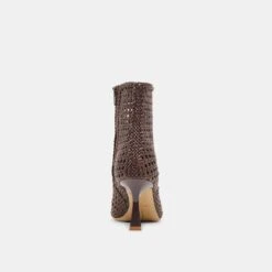 LONNI BOOTIES DK BROWN WOVEN LEATHER(Lonni Booties Dk Brown Woven Leather) 19 LONNI BOOTIES DK BROWN WOVEN LEATHER(Lonni Booties Dk Brown Woven Leather) -Dolce Vita DOLCEVITA HEELS LONNI DKBROWNWOVENLEATHER 05