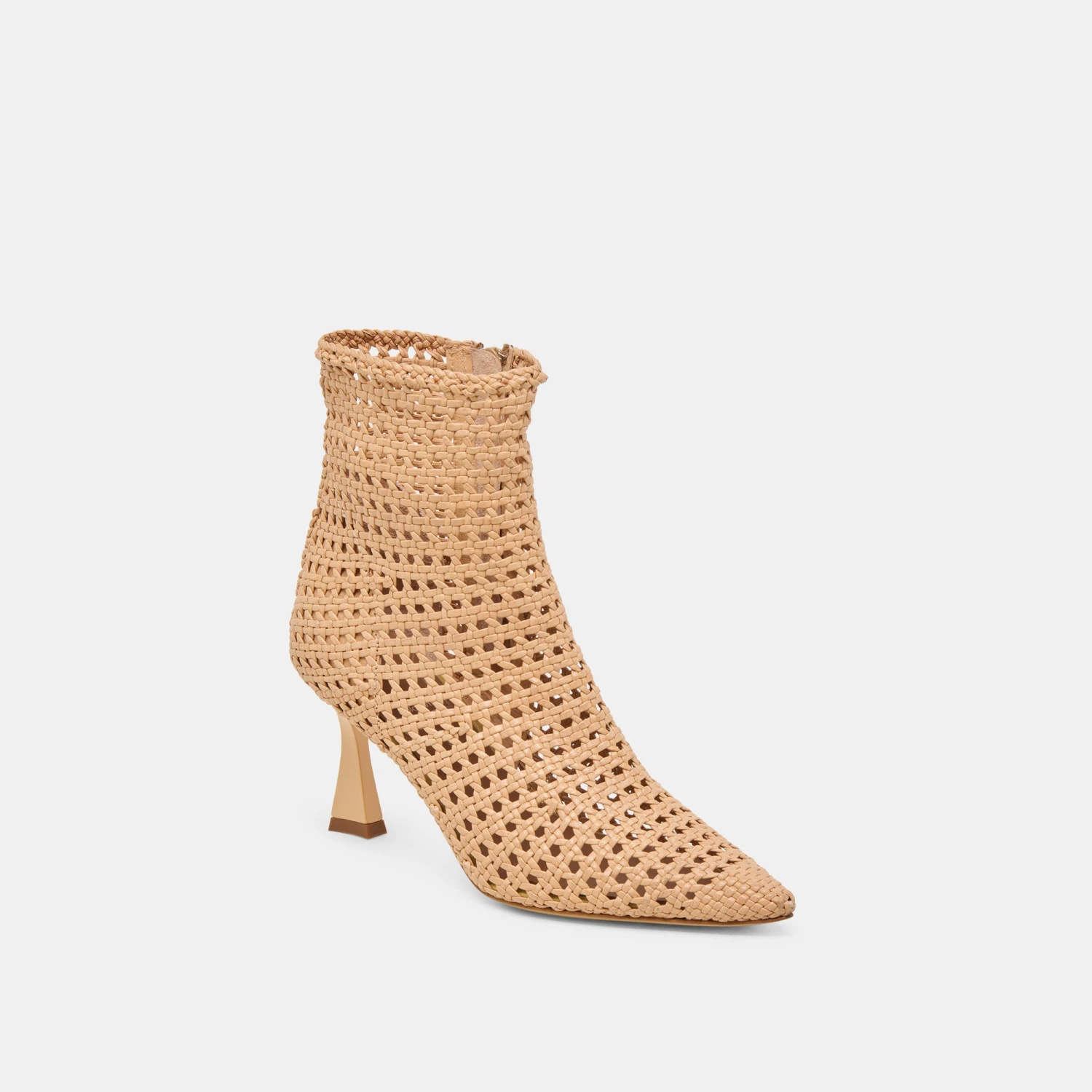LONNI BOOTIES LIGHT TAN WOVEN LEATHER(Lonni Booties Light Tan Woven Leather) 3 LONNI BOOTIES LIGHT TAN WOVEN LEATHER(Lonni Booties Light Tan Woven Leather) - Image 3