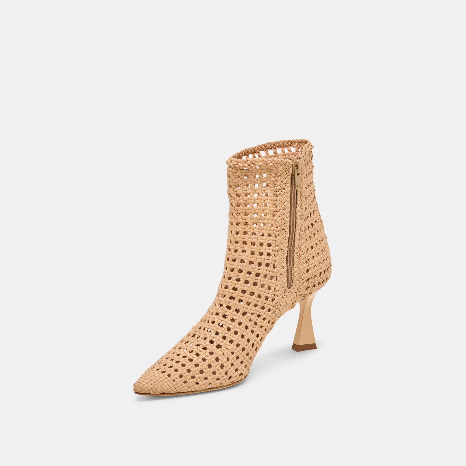 LONNI BOOTIES LIGHT TAN WOVEN LEATHER(Lonni Booties Light Tan Woven Leather) 5 LONNI BOOTIES LIGHT TAN WOVEN LEATHER(Lonni Booties Light Tan Woven Leather) - Image 5