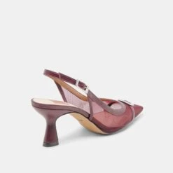 LORINE HEELS BURGUNDY MESH(Lorine Heels Burgundy Mesh) -Dolce Vita DOLCEVITA HEELS LORINE BURGUNDY MESH 03