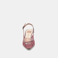 LORINE HEELS BURGUNDY MESH(Lorine Heels Burgundy Mesh) -Dolce Vita DOLCEVITA HEELS LORINE BURGUNDY MESH 04