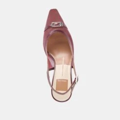 LORINE HEELS BURGUNDY MESH(Lorine Heels Burgundy Mesh) -Dolce Vita DOLCEVITA HEELS LORINE BURGUNDY MESH 06
