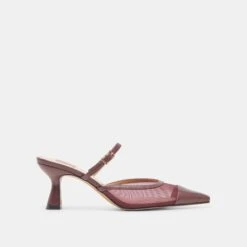 LOYD HEELS BURGUNDY MESH(Loyd Heels Burgundy Mesh)