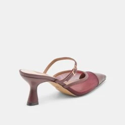 LOYD HEELS BURGUNDY MESH(Loyd Heels Burgundy Mesh) -Dolce Vita DOLCEVITA HEELS LOYD BURGUNDY MESH 03