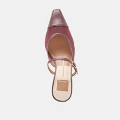 LOYD HEELS BURGUNDY MESH(Loyd Heels Burgundy Mesh) -Dolce Vita DOLCEVITA HEELS LOYD BURGUNDY MESH 06