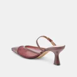 LOYD HEELS BURGUNDY MESH(Loyd Heels Burgundy Mesh) -Dolce Vita DOLCEVITA HEELS LOYD BURGUNDY MESH 07