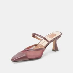 LOYD HEELS BURGUNDY MESH(Loyd Heels Burgundy Mesh) -Dolce Vita DOLCEVITA HEELS LOYD BURGUNDY MESH 08