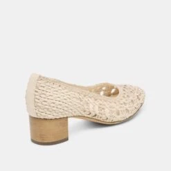 LULA HEELS IVORY MULTI WOVEN RAFFIA(Lula Heels Ivory Multi Woven Raffia) -Dolce Vita DOLCEVITA HEELS LULA IVORYMULTIWOVENRAFFIA 03