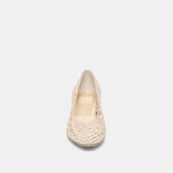 LULA HEELS IVORY MULTI WOVEN RAFFIA(Lula Heels Ivory Multi Woven Raffia) -Dolce Vita DOLCEVITA HEELS LULA IVORYMULTIWOVENRAFFIA 04