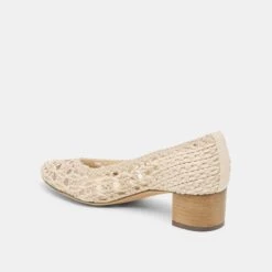 LULA HEELS IVORY MULTI WOVEN RAFFIA(Lula Heels Ivory Multi Woven Raffia) -Dolce Vita DOLCEVITA HEELS LULA IVORYMULTIWOVENRAFFIA 08