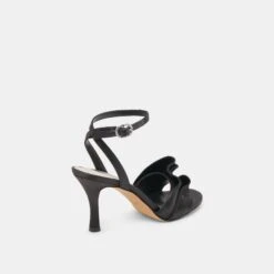 LUNETE HEELS ONYX SATIN(Lunete Heels Onyx Satin) -Dolce Vita DOLCEVITA HEELS LUNETE ONYXSATIN 03