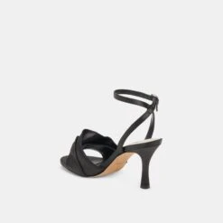 LUNETE HEELS ONYX SATIN(Lunete Heels Onyx Satin) -Dolce Vita DOLCEVITA HEELS LUNETE ONYXSATIN 09