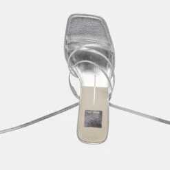 MALABO HEELS SILVER METALLIC LEATHER(Malabo Heels Silver Metallic Leather) -Dolce Vita DOLCEVITA HEELS MALABO SILVERMETALLICLEATHER 06