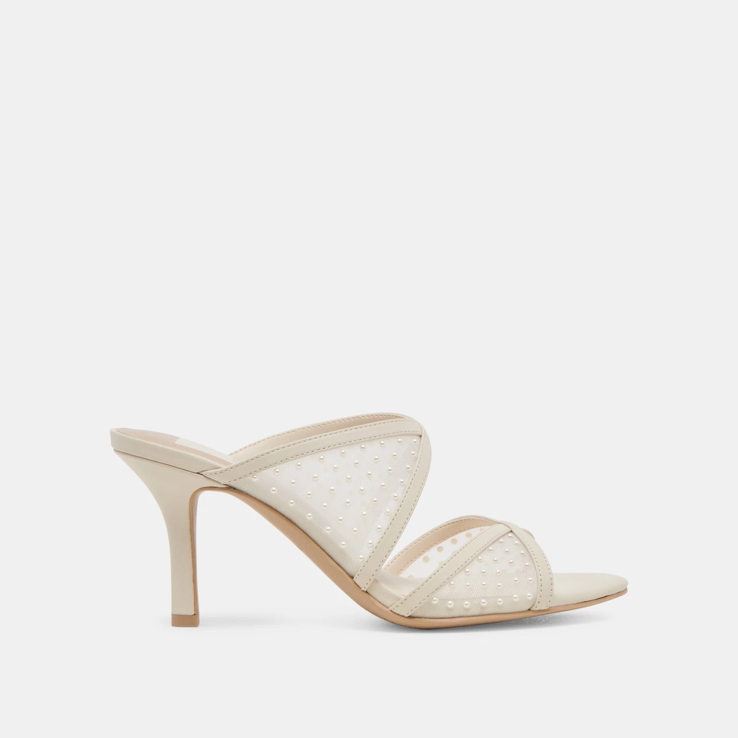 MANDEL PEARL HEELS IVORY MESH - Re:vita(Mandel Pearl Heels Ivory Mesh Resale) 2 MANDEL PEARL HEELS IVORY MESH - Re:vita(Mandel Pearl Heels Ivory Mesh Resale) - Image 2