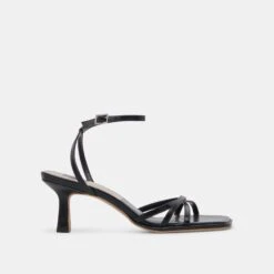 MANJI HEELS MIDNIGHT PATENT LEATHER(Manji Heels Midnight Patent Leather)