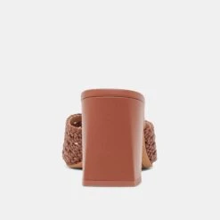 MARGOE HEELS COGNAC WOVEN STELLA(Margoe Heels Cognac Woven Stella) -Dolce Vita DOLCEVITA HEELS MARGOE COGNACWOVENSTELLA 05