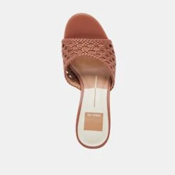 MARGOE HEELS COGNAC WOVEN STELLA(Margoe Heels Cognac Woven Stella) -Dolce Vita DOLCEVITA HEELS MARGOE COGNACWOVENSTELLA 06