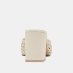 MARGOE HEELS CREME WOVEN STELLA(Margoe Heels Creme Woven Stella) -Dolce Vita DOLCEVITA HEELS MARGOE CREMEWOVENSTELLA 05