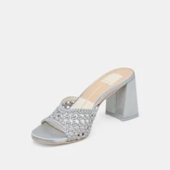 MARGOE HEELS LIGHT BLUE WOVEN SATIN(Margoe Heels Light Blue Woven Satin) -Dolce Vita DOLCEVITA HEELS MARGOE LIGHTBLUEWOVENSATIN 08