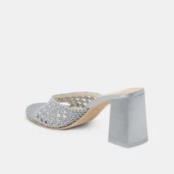 MARGOE HEELS LIGHT BLUE WOVEN SATIN(Margoe Heels Light Blue Woven Satin) -Dolce Vita DOLCEVITA HEELS MARGOE LIGHTBLUEWOVENSATIN 09