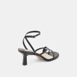 MORAH WIDE HEELS BLACK LEATHER(Morah Wide Heels Black Leather) -Dolce Vita DOLCEVITA HEELS MORAH BLACKLEATHER 03 5910b4a7 2c88 4e6e b499 d8bc1e5e015f