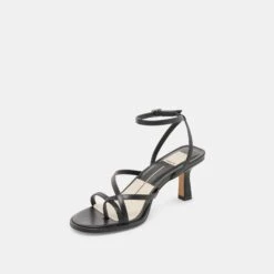 MORAH WIDE HEELS BLACK LEATHER(Morah Wide Heels Black Leather) -Dolce Vita DOLCEVITA HEELS MORAH BLACKLEATHER 08 6f1f7a53 bbd4 49d1 b27d ab4ca32136cd