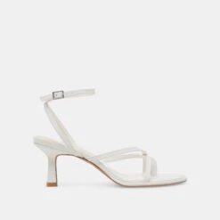 MORAH HEELS TRUE WHITE LEATHER(Morah Heels True White Leather)