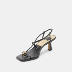 MYLEE HEELS BLACK LEATHER(Mylee Heels Black Leather) -Dolce Vita DOLCEVITA HEELS MYLEE BLACKLEATHER 08