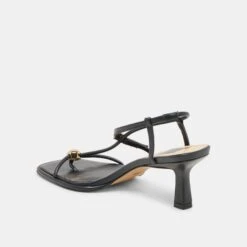 MYLEE HEELS BLACK LEATHER(Mylee Heels Black Leather) -Dolce Vita DOLCEVITA HEELS MYLEE BLACKLEATHER 09