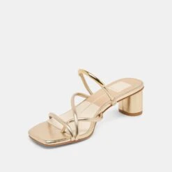 NAIRA HEELS GOLD METALLIC STELLA(Naira Heels Gold Metallic Stella) -Dolce Vita DOLCEVITA HEELS NAIRA GOLDMETALLICSTELLA 08