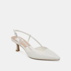 ODELA HEELS WHITE LEATHER(Odela Heels White Leather) -Dolce Vita DOLCEVITA HEELS ODELA WHITE LEATHER 01