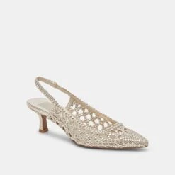 OLYMPA HEELS LIGHT GOLD METALLIC STELLA(Olympa Heels Light Gold Metallic Stella) -Dolce Vita DOLCEVITA HEELS OLYMPA LTGOLDMETALLICSTELLA 01