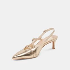 PAMLA MID HEELS LIGHT GOLD DISTRESSED LEATHER(Pamla Mid Heels Light Gold Distressed Leather) 16 PAMLA MID HEELS LIGHT GOLD DISTRESSED LEATHER(Pamla Mid Heels Light Gold Distressed Leather) -Dolce Vita DOLCEVITA HEELS PAMLAMID PLATINUMDISTRESSEDLEATHER 08